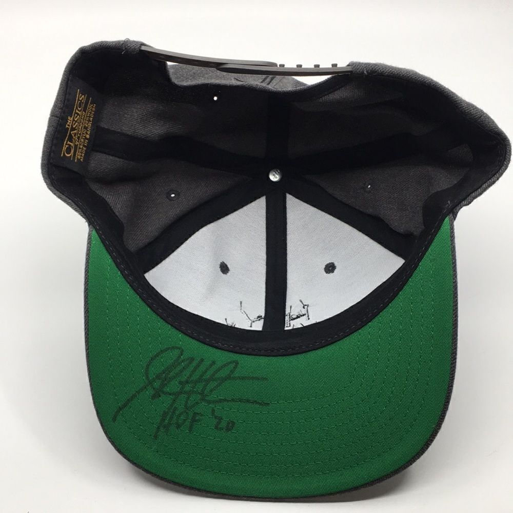 Steve Hutchinson signed hat baseball cap. Yupoong SnapBack Gray and black. - Picture 13 of 16